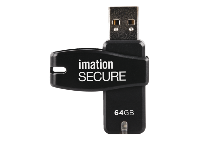 Usb-stick imation fd softw secure encryption 32gb zwart